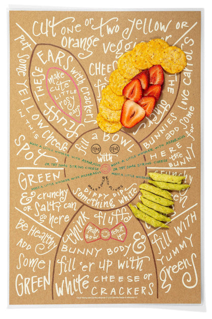 Color Box Design & Letterpress Charcuterie Cheat Sheet | Bunny