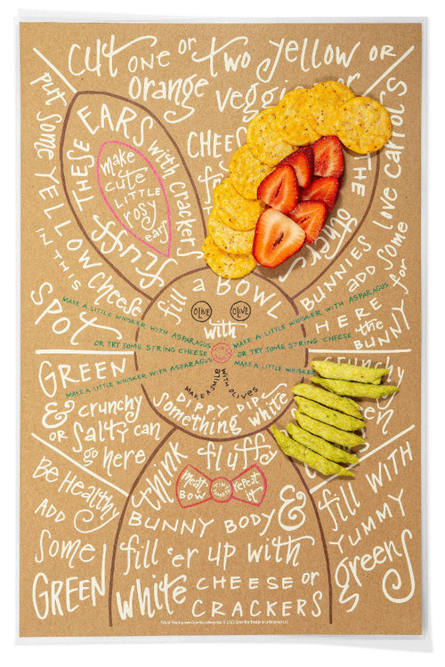Color Box Design & Letterpress Charcuterie Cheat Sheet | Bunny