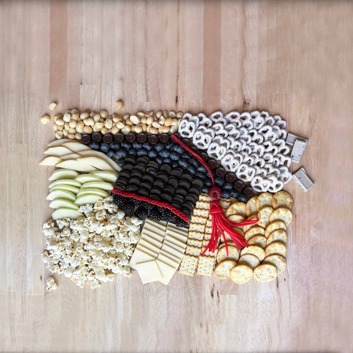 Color Box Design & Letterpress Charcuterie Cheat Sheet | Graduation Cap