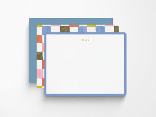 Check Flat Notes - Boxed Set of 6