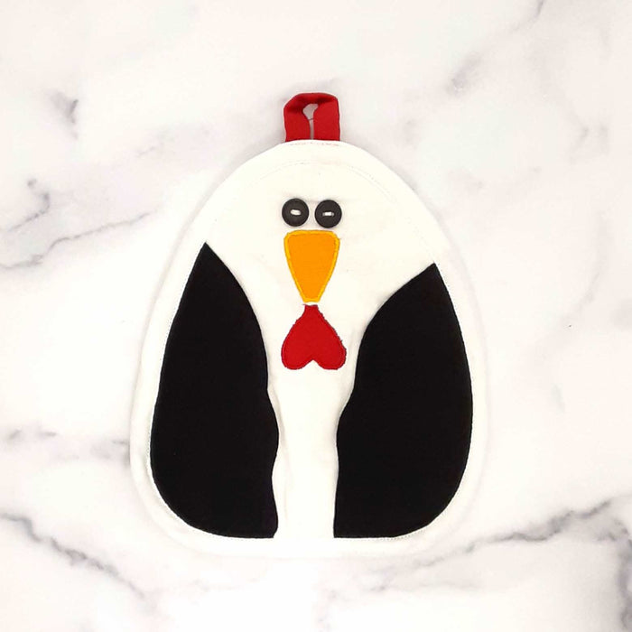 Chicken Pot Holder with wings