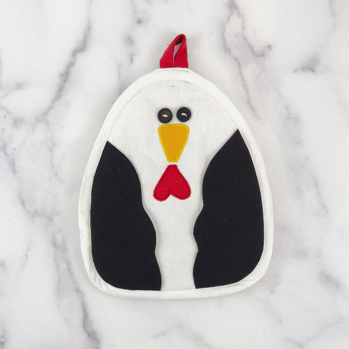 Chicken Pot Holder with wings