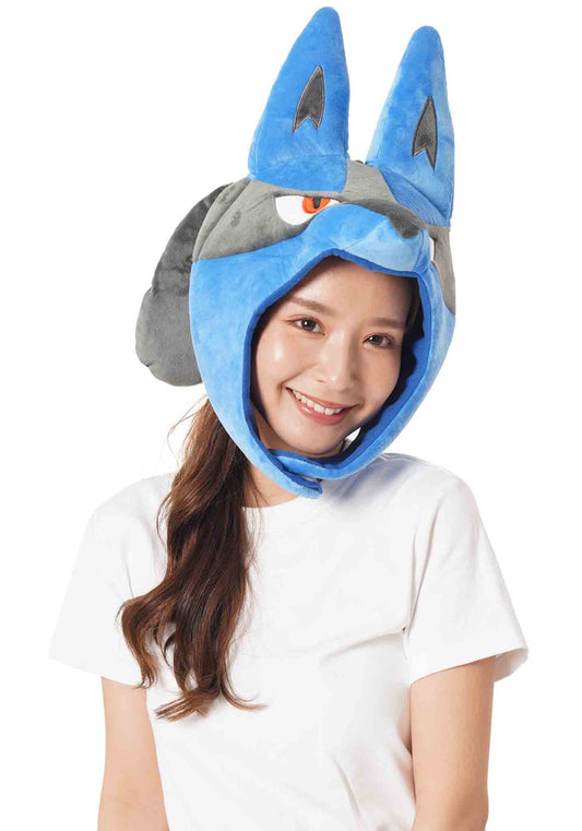 Clever Idiots Inc. Pokemon Lucario Kigurumi Cozy Costume Beanie Hat