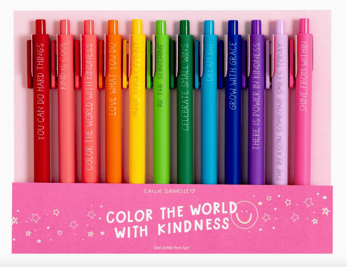 Callie Danielle Set Color the World with Kindness Pens
