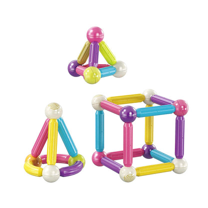 Contixo ST2 Magnetic Building Set 68-Piece STEM Toy for Creative Kids