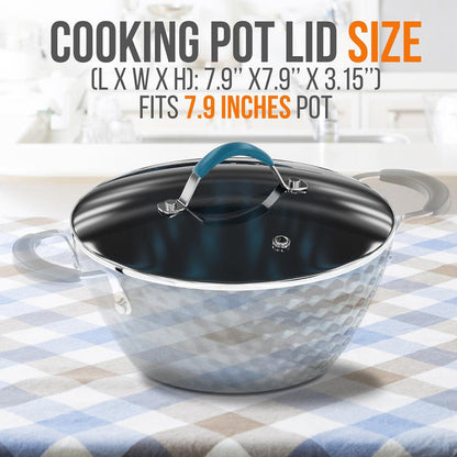 Cooking Pot Lid - See-Through Tempered Glass Lids (Works With Models: Nccw11Bl & Nccw11Bd)