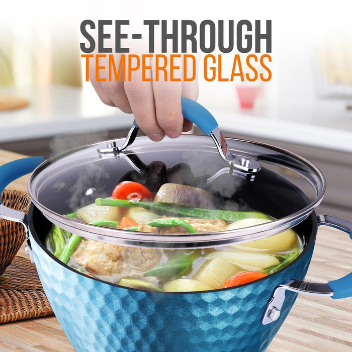 Cooking Pot Lid - See-Through Tempered Glass Lids (Works With Models: Nccw11Bl & Nccw11Bd)