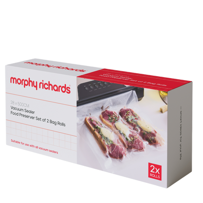 Cordless Food Vacuum Sealer - Set Of 2 Bag Roll