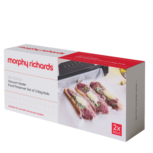 Cordless Food Vacuum Sealer - Set Of 2 Bag Roll