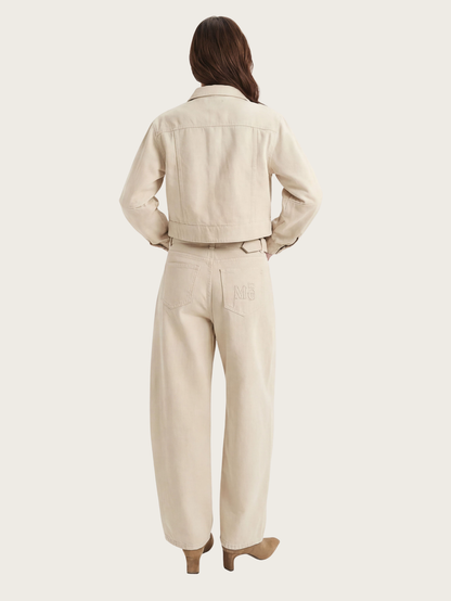 Cosmic Natural Belted Pants
