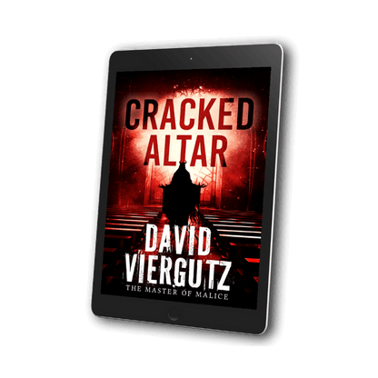 Cracked Altar ebook cover — supernatural horror novel by David Viergutz