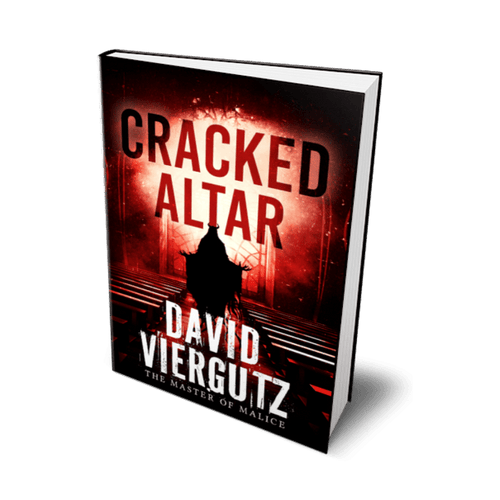 Cracked Altar paperback front cover — supernatural horror novel by David Viergutz