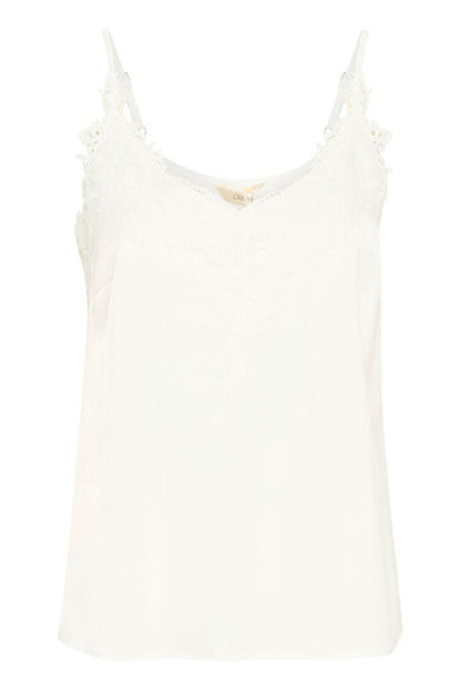 Cream CRanna snow white camisole lace top with straps dotique boutique chesterfield 1 2