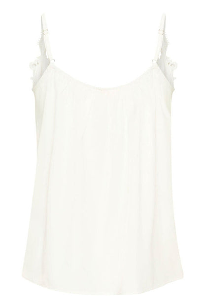 Cream CRanna snow white camisole lace top with straps dotique boutique chesterfield 1 3