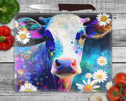 Dazzlesome Daisies | Glass Cutting Board