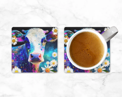 Dazzlesome Daisies | Square Coaster Set