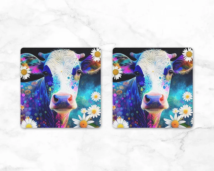Dazzlesome Daisies | Square Coaster Set