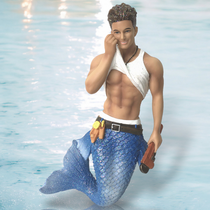 December Diamonds - Plumbers Crack Construction Worker Merman Ornament 55083