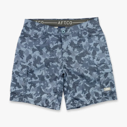 Deckhand Camo Short - Navy Grander Camo