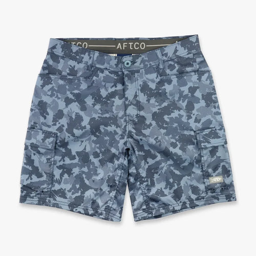Deckhand Camo Short - Navy Grander Camo