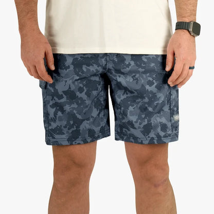 Deckhand Camo Short - Navy Grander Camo