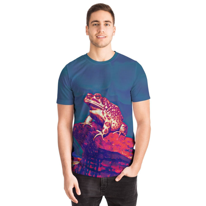DMT Toad in the Sonoran Desert | Bufo Alvarius, DMT Psychedelic (Weed, 420) Digital Art T-Shirt