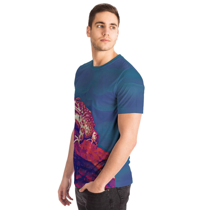 DMT Toad in the Sonoran Desert | Bufo Alvarius, DMT Psychedelic (Weed, 420) Digital Art T-Shirt