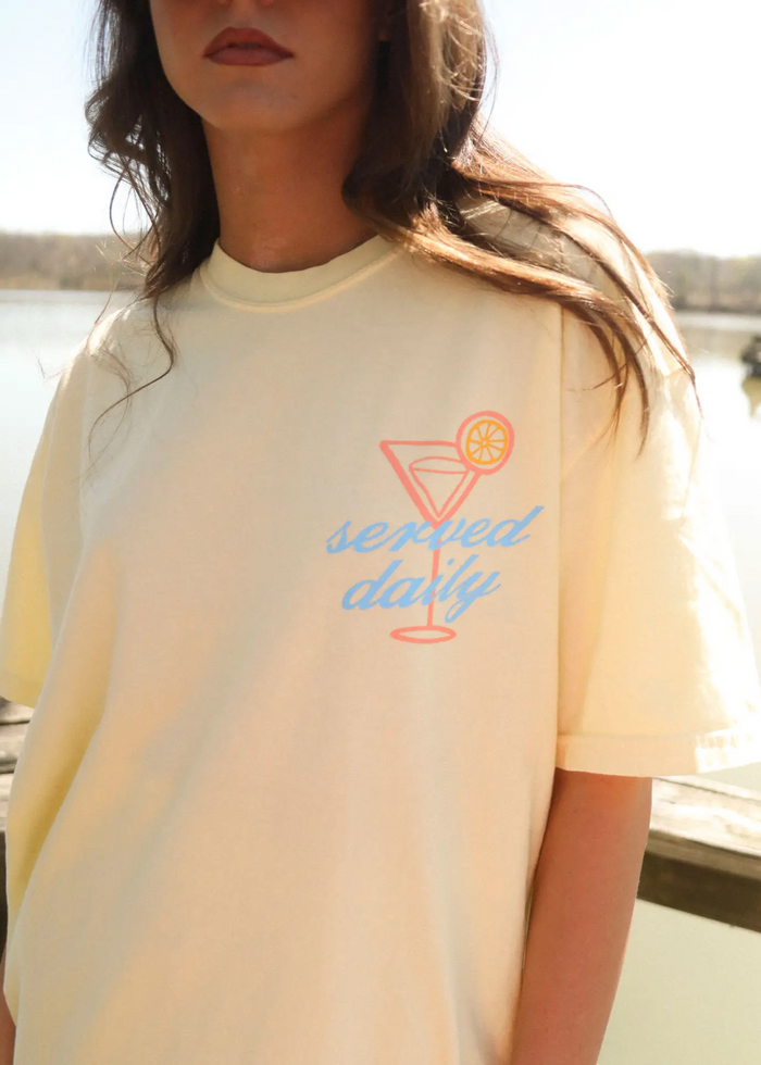 Docktails Tee - Yellow