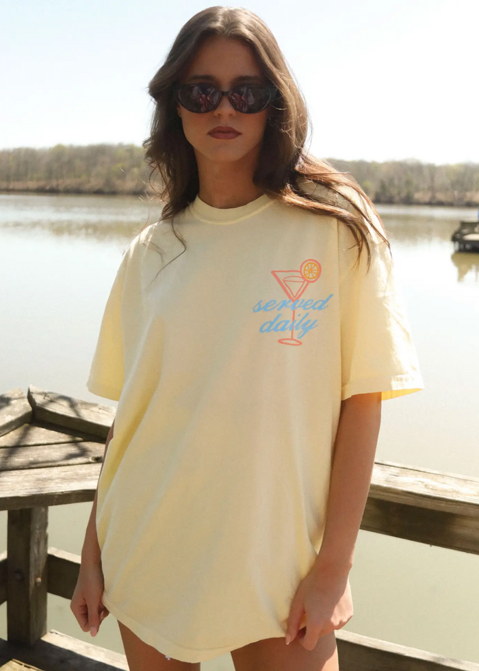 Docktails Tee - Yellow