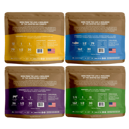 Dog Food Topper Variety Pack - 4 Flavors