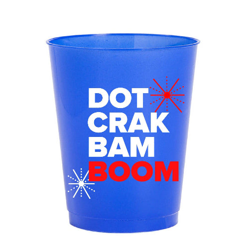 Mahji Mamas “DOT CRAK BAM BOOM” MAHJONG SHATTERPROOF CUPS