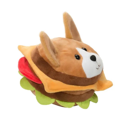 Douglas Cuddle Toys - Burger Corgi Macaroon Dog Foodie Plush 4723