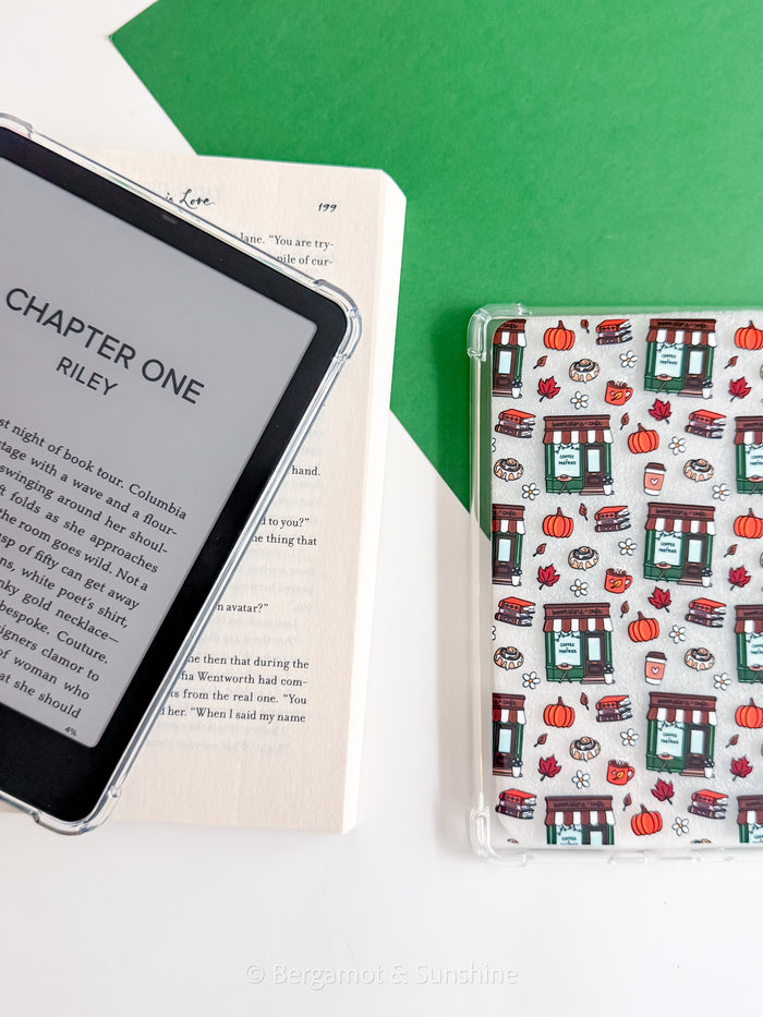 Dream Harbor Cozy Fall E Reader Case and/or Bookmark [Combined Listing]