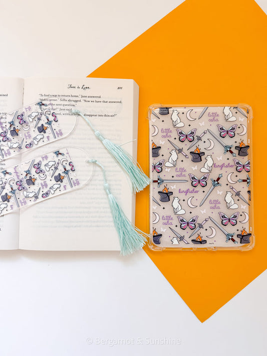 Enchanted Eclipse E Reader Case and/or Bookmark [Combined Listing]