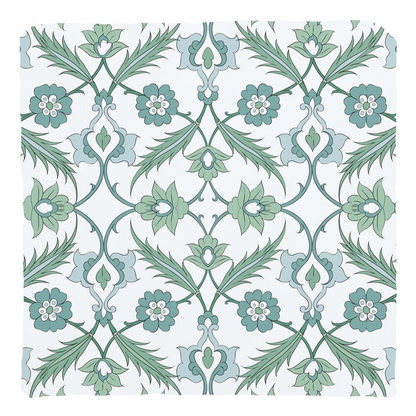 Esma Ottoman Cotton Pillows Sage Green