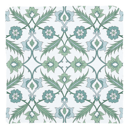 Esma Ottoman Cotton Pillows Sage Green