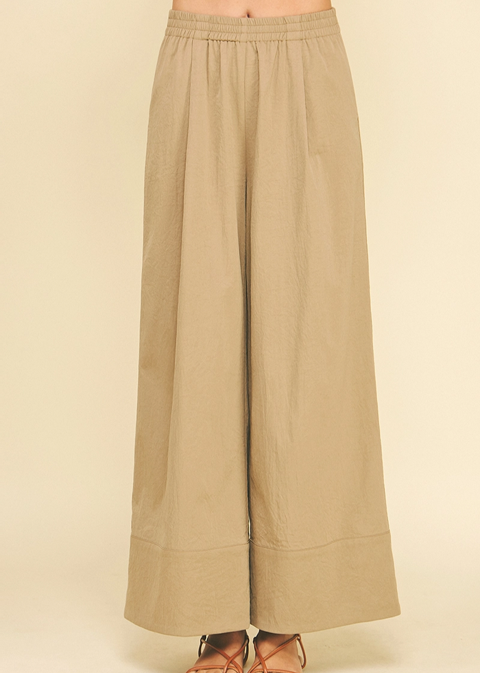 Every Day Casual Wide Leg Pant - Khaki