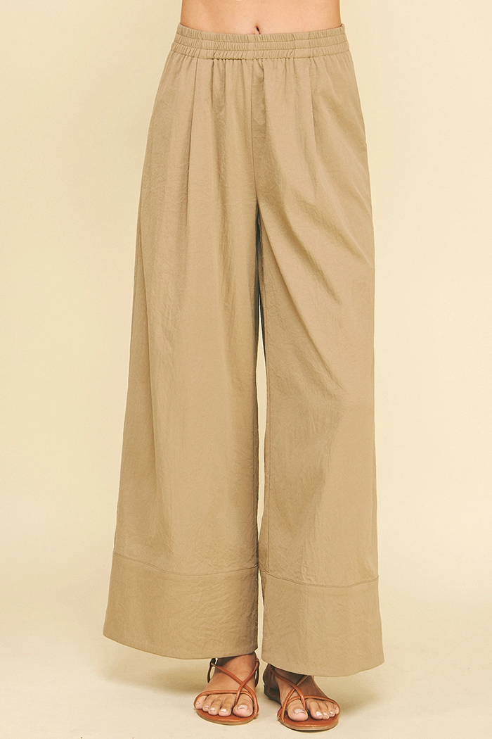 Every Day Casual Wide Leg Pant - Khaki