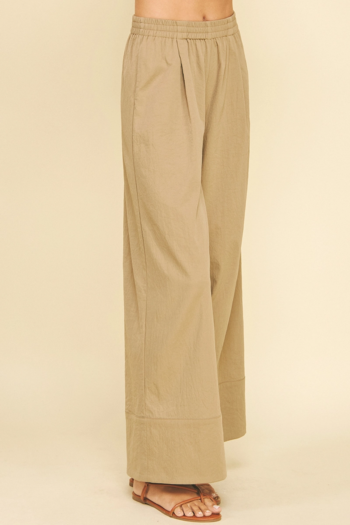Every Day Casual Wide Leg Pant - Khaki