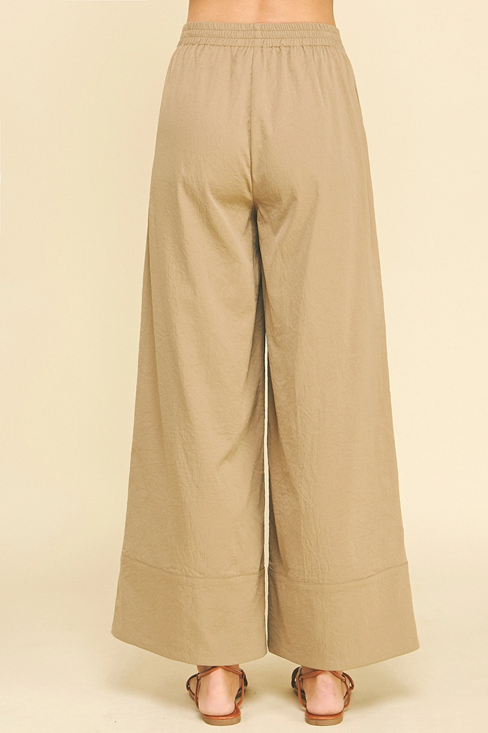 Every Day Casual Wide Leg Pant - Khaki