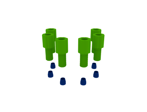 EZwaste®, Safety Vent, Replacement Fittings, 1/16'' OD Fittings Pack - SolventWaste.com