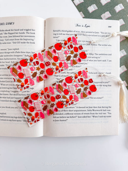 Fall Bookish Bookmark
