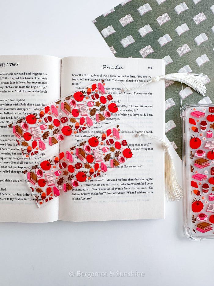 Fall Bookish Bookmark