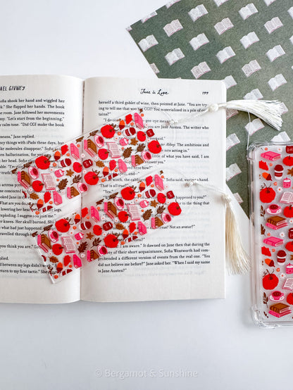 Fall Bookish Bookmark