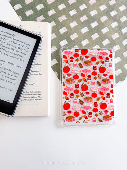Fall Bookish Kindle Paperwhite Case – Cozy E-Reader Cover