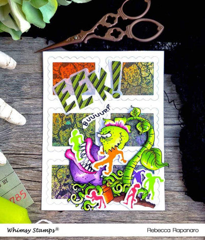 Feed Me Clear Stamps - Whimsy Stamps