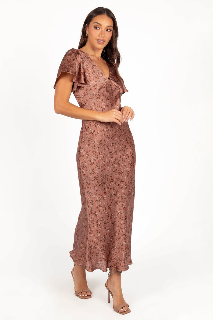 Petal and Pup USA DRESSES Flossy Maxi Dress - Mauve