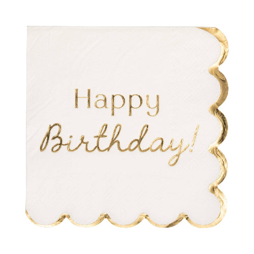 My Mind’s Eye PLGBD37 - Foil Birthday Cocktail Napkin