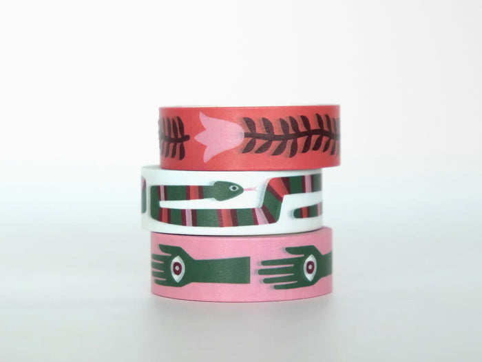 Folk Art Prints Washi Tape - Set of 3