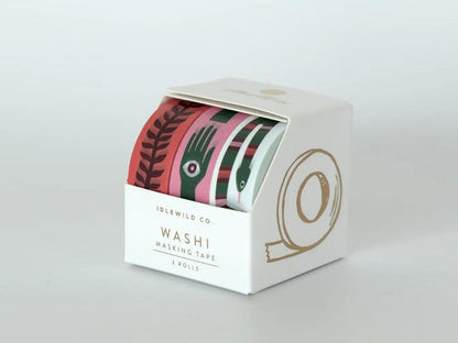 Folk Art Prints Washi Tape - Set of 3